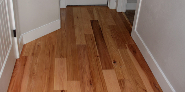 Hallway, Hardwood Floor Transition From Room To Hallway