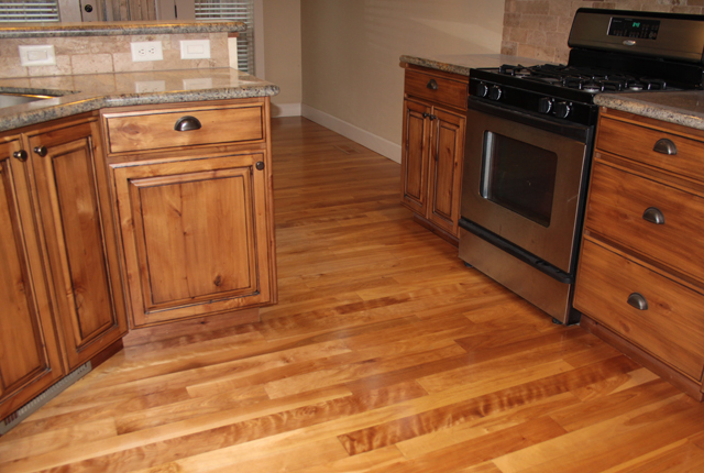 Birch Refinish Hardwood Floor 2875b