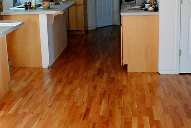Red Oak Hardwood Floor Refinish