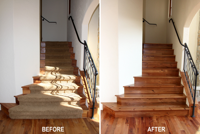 Madrone Staircase Treads Risers 3228c