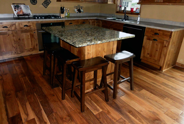 Black Walnut Engineered Handscraped 1159a